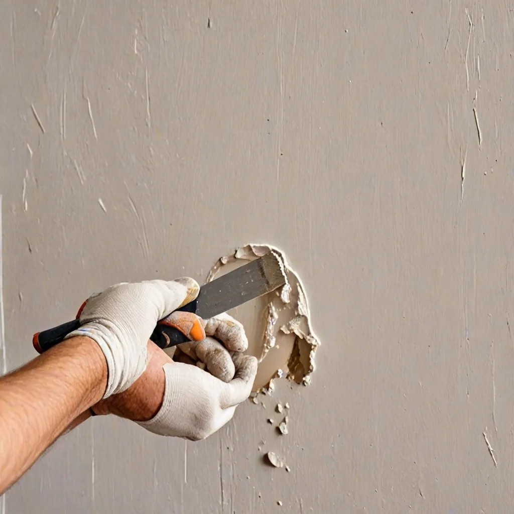 Czym wypełnić ubytki w ścianie?