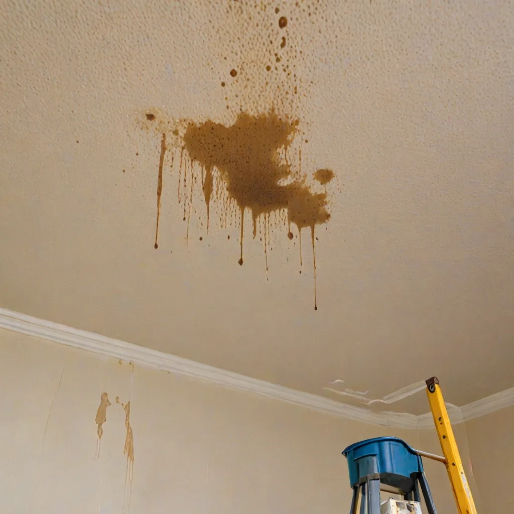 Jak naprawić zaciek na suficie? Instrukcja krok po kroku