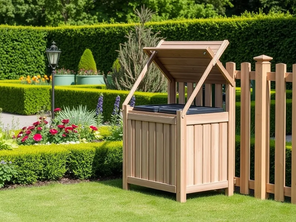 Wiata śmietnikowa w ogrodzeniu – wymiary