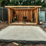 Wylewka pod domek narzędziowy – krok po kroku