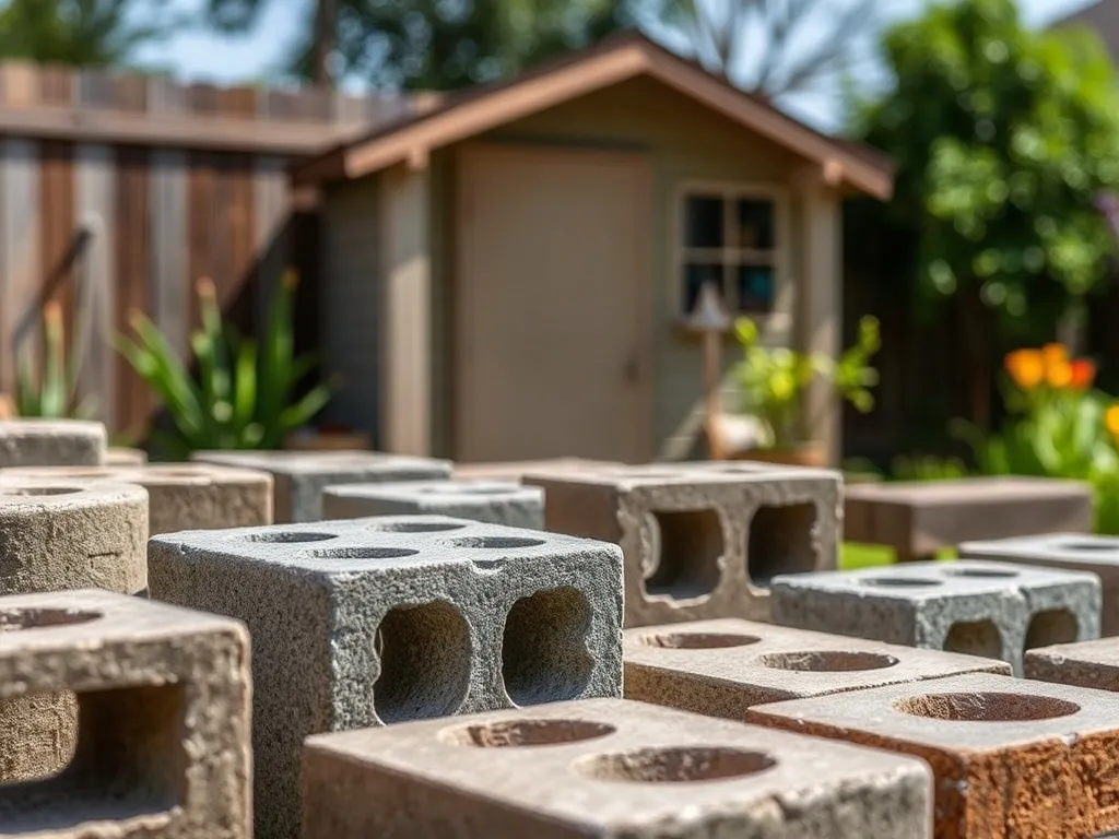 Jakie bloczki betonowe pod domek narzędziowy?